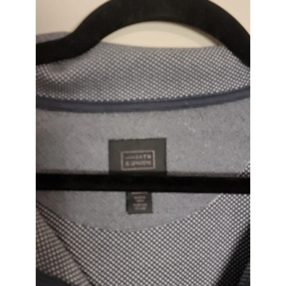 14th and Union Large 1/4 Zip Men's sweater -‎ Heather gray